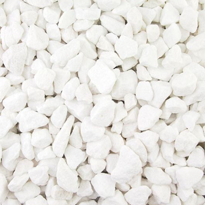 White Marble Gravel Polar White 20mm Bulk Bag (850kg)